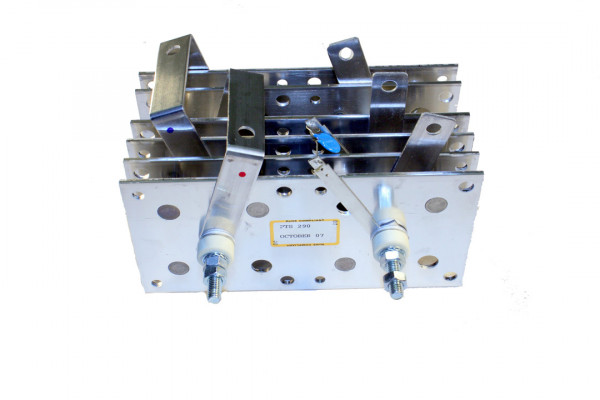 Gleichrichter SCOMES, 6 Platten, 100 x 200, 30 Dioden, 290 A, Thermoschalter