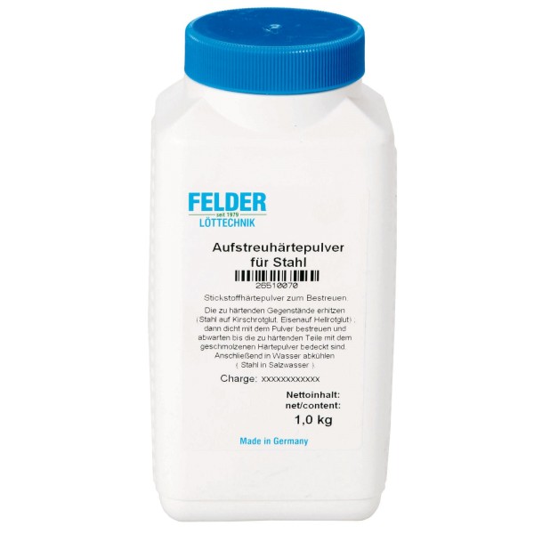 Felder Aufstreuhärtepulver Stahl