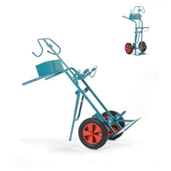 Flaschenwagen mit Stützfuß