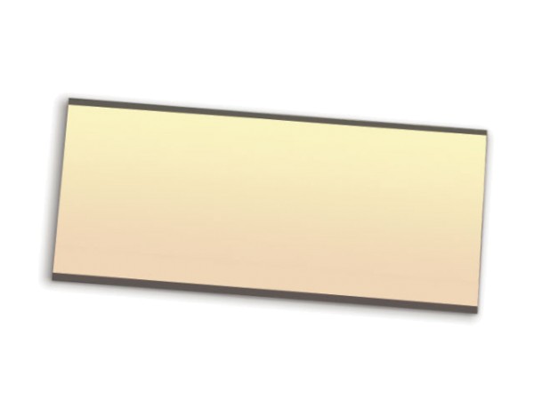 Schweißerschutzglas 51x108 mm DIN A9- DIN 13 gold verspiegelt