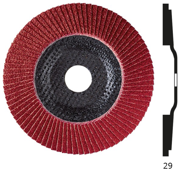 Sonnenflex Fächerschleifscheibe golden star Keramik Edelstahl INOX