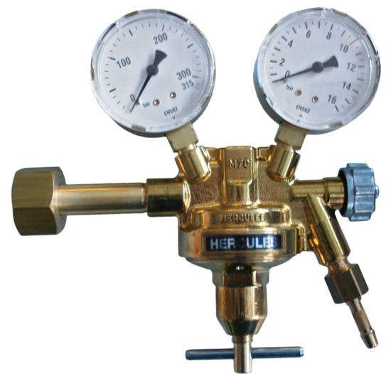 Hercules Flaschendruckminderer Wasserstoff 0-10bar