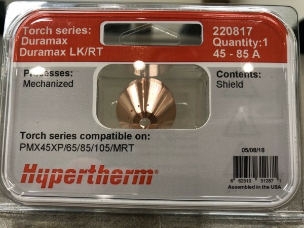 Hypertherm Duramax Lock Schutzschild 45-85A 220817
