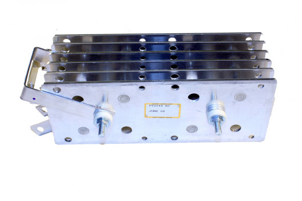 Gleichrichter SCOMES, 6 Platten, 100 x 250, 42 Dioden, 400 A, Thermoschalter, Anschl. oben