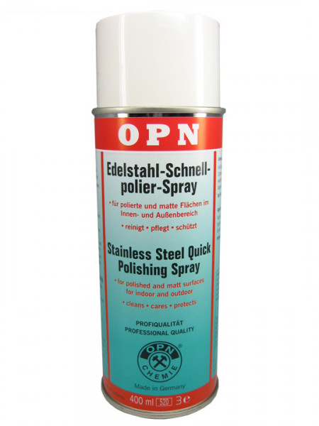 OPN Edelstahl-Schnellpolierspray 400ml