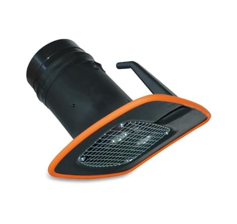 Kemper Absaughaube beleuchtet