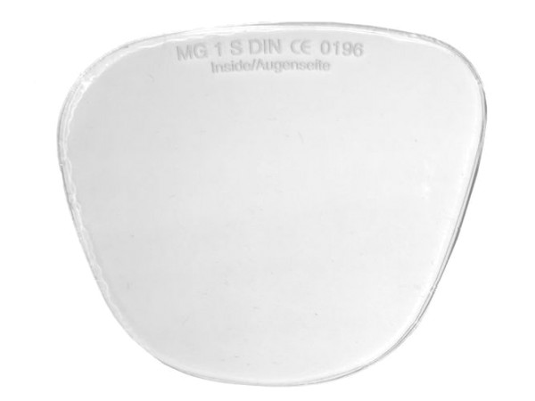Ersatzglas für Schutzbrille 62x52mm klar oval