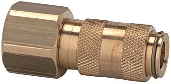 Schnellverschlusskupplung mit Innengewinde NW 2,7 G1/8" Messing