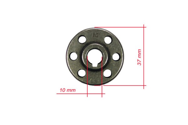 Drahtvorschubrollen SwissFeed SF165 - Außendurchmesser 37 mm - Innendurchmesser 10 mm