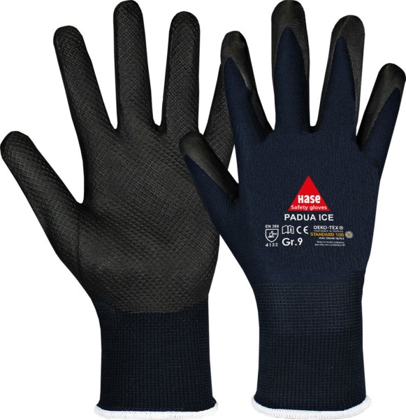 Hase PADUA ICE , 100 % Nylon, CE CAT II, EN 420, EN 388