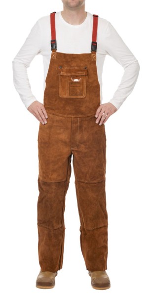 Weldas Schweißerhose Lava Brown Latzhose