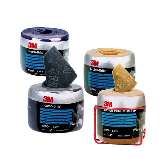 Scotch-Brite™ Clean and Finish vorperforierte Vliesrolle CF-SR