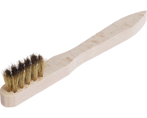 Lessmann Zündkerzenbürste,Messing gewellt 0,15x150mm