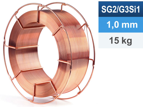 Schweißdraht SG2/G3Si1 1,0mm 15kg