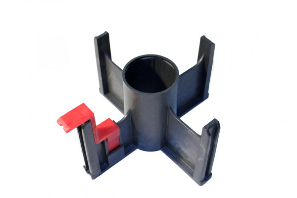 Spulenadapter, schwarz, 4 Arme, Standartausführung