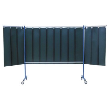 TransFlex 3-teilige Schutzwand mit Lamellen