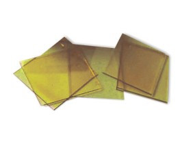 Vorsatzglas 90 x 110 mm gelb