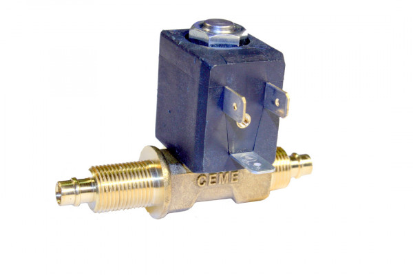 Magnetventil Ceme, Typ 5535, 230 Volt, mit Tülle beidseitig und Überwurfmutter