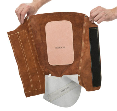 Weldas Schweißergamaschen Lava Brown 36 cm