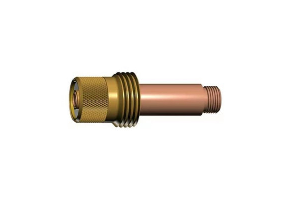 Spannhülsenghäuse mit Gaslinse Ø 3,0-3,2mm 45V27