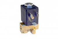 Magnetventil Ceme, Typ 5410-1/4", 42/48 Volt DC, beidseitig Innengewinde 1/4" rechts Magnetventil Ceme, Typ 5410-1/4", 42/48 Volt DC, beidseitig Innengewinde 1/4" rechts