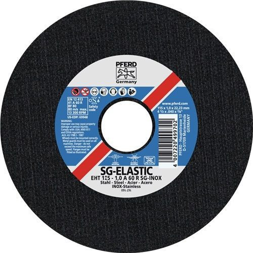 Pferd Trennscheiben Ø125mm SG-ELASTIC INOX EXTRA-Dünn