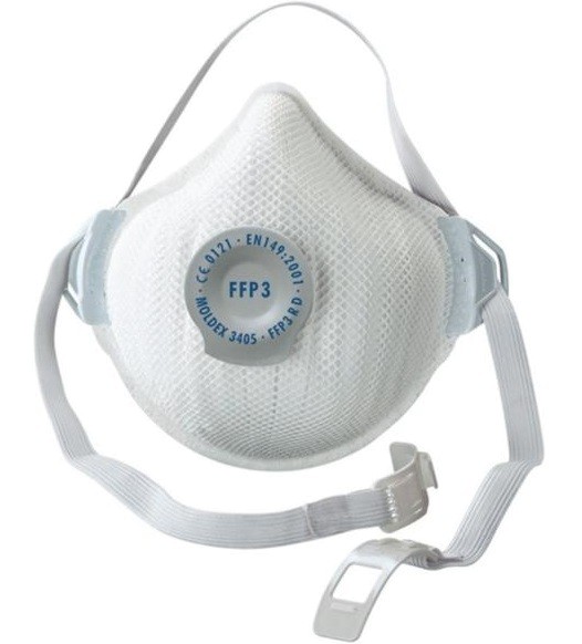 Moldex Feinstaubmaske 3405 FFP3 R D mit Klimaventil
